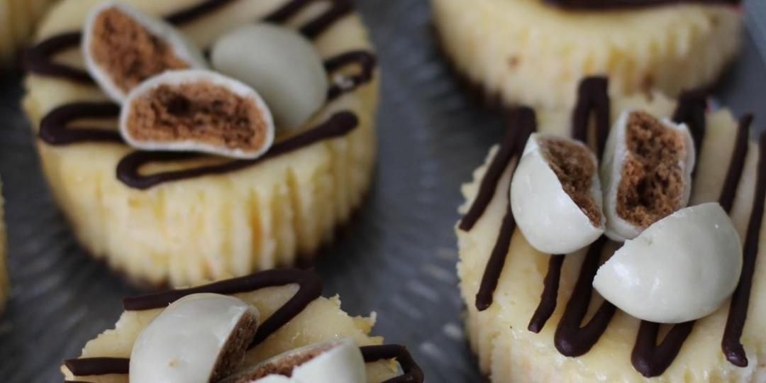 Mini pepernoten cheesecakes