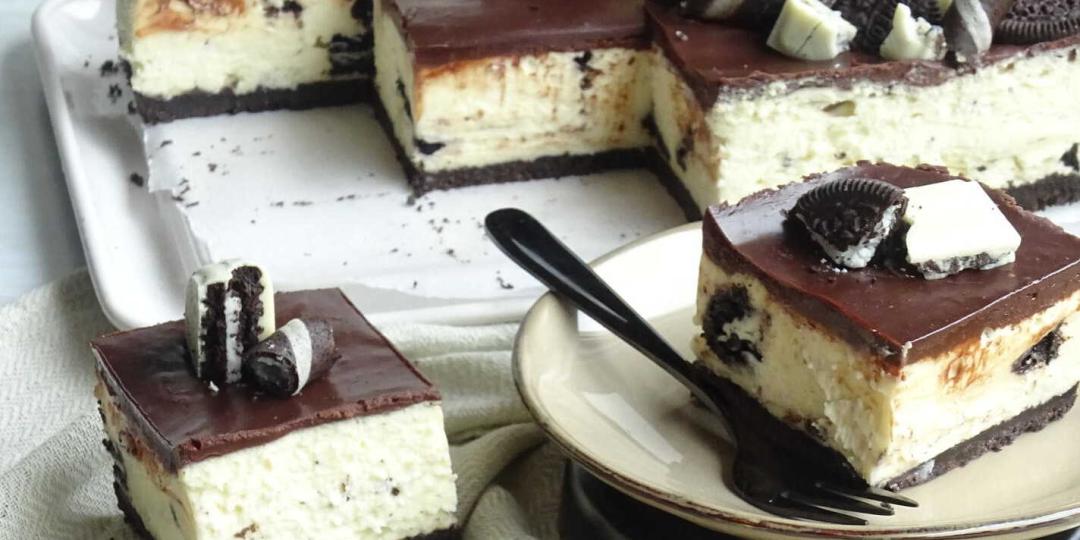 Witte chocolade MonChoutaart met Oreo