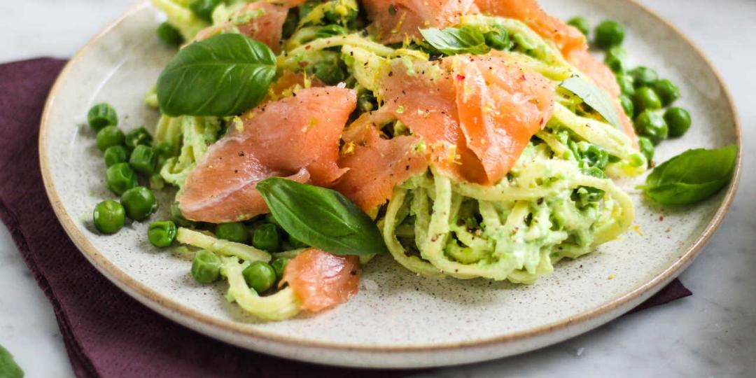 Pasta met zalm en MonChou