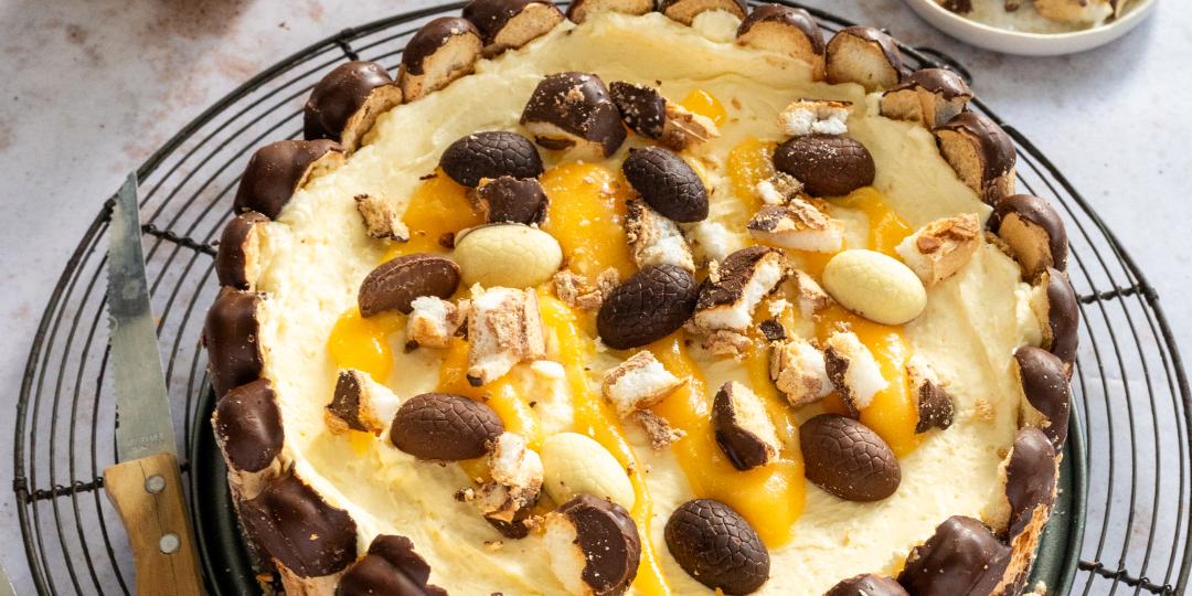 MonChou Paastaart met bokkenpootjes en lemon curd