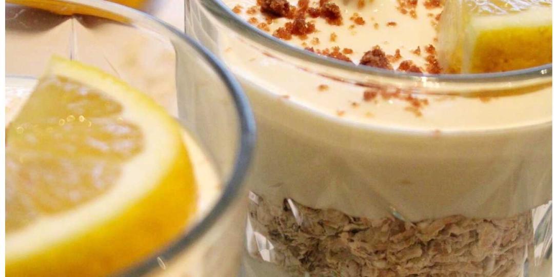 MonChou lemon cheesecake overnight oats