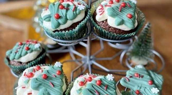 Kerst cupcakes
