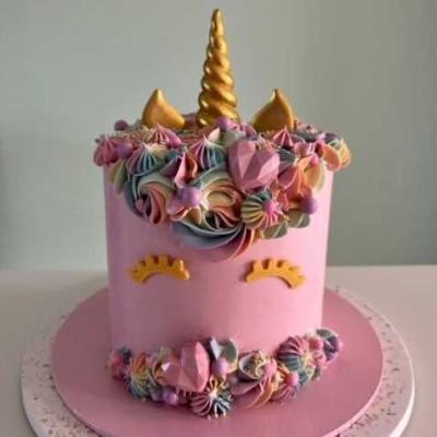 MonChou Unicorn Rainbowcake
